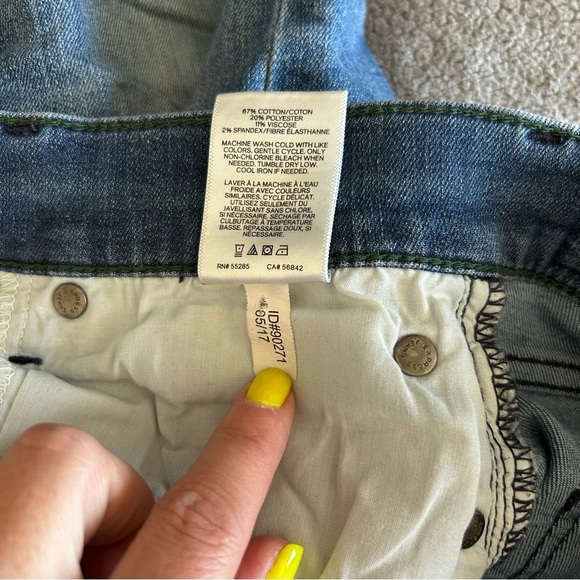 Express Faded distressed Women’s 0 Mid Rise Legging, Skinny Blue Denim Jeans - Picture 7 of 13